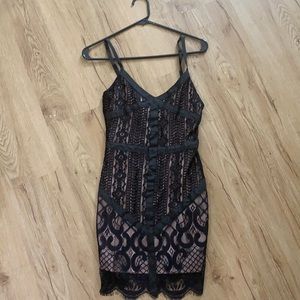 Like new black lace dress
